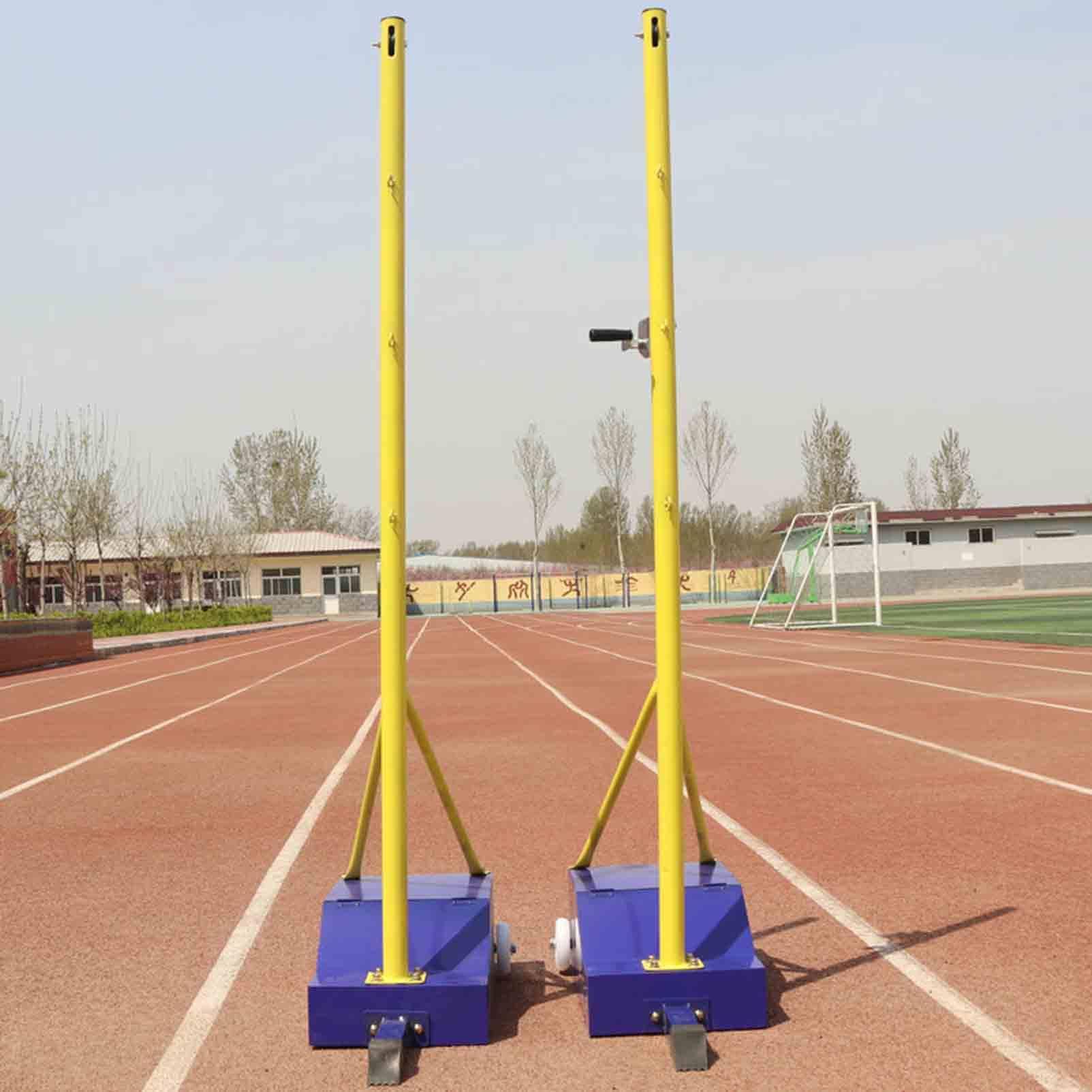 LYDZUSDP Portable Badminton Net Stand,Indoor Outdoor Volleyball Poles with Weighted Base/Net,Freestanding Badminton Net Frame(Badminton+airvolleyballnet)