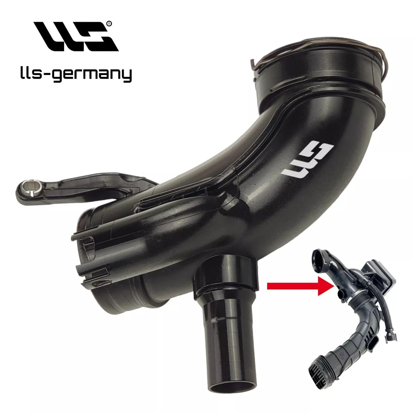LLS-GERMANY Tubo Turbo compatible con B M W Serie 5 (F10, F11), 518d, 520d, 520d xDrive, 13718512014