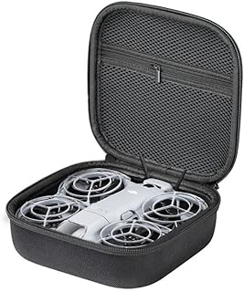 Zuooiec Carrying Case for DJI Neo 2 Mini Carry Bag Portable Travel Case for Neo 2 Drone Body Protective Cover Shell Nylon Storage Bag Handbag Organizer (Black)