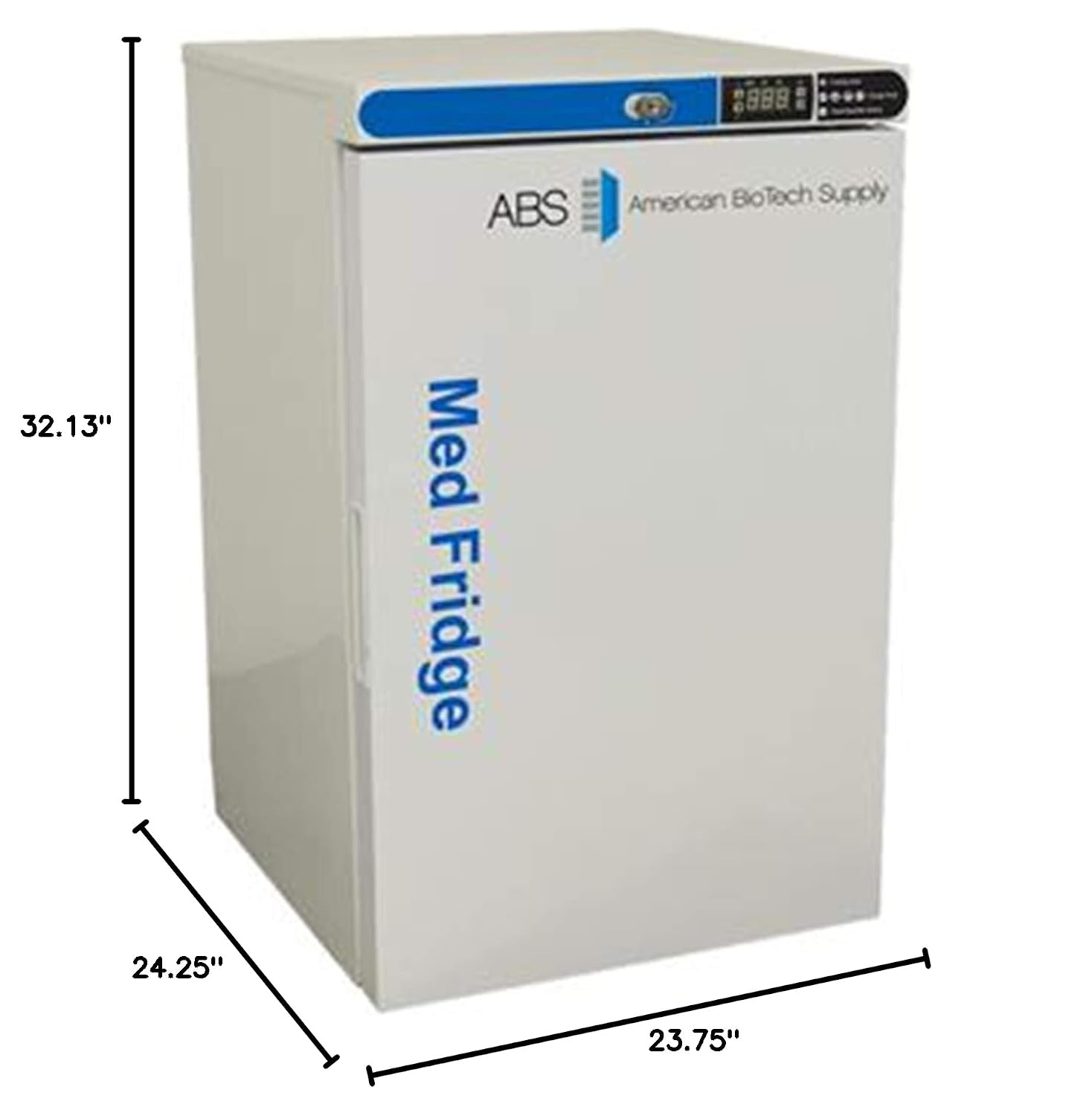 PH-ABT-HC-UCFS-0504G Premier Pharmacy/Vaccine Undercounter Refrigerator, Freestanding, Glass Door, 5.2 cu. ft. Capacity, White