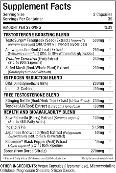 ALLMAX TESTOFX Xtreme, Male Testosterone Support, 90 Capsules, 30 Servings