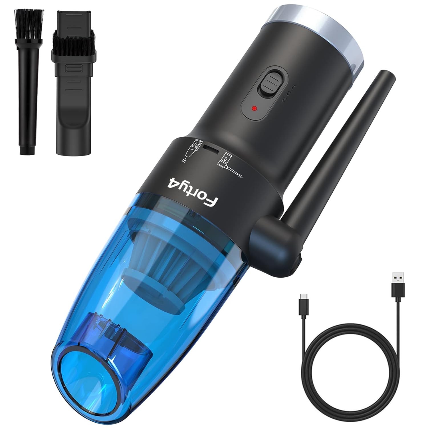 Electric Air Duster Vacuum Cleaner, 2in1, 60,000 RPM Blowing Power