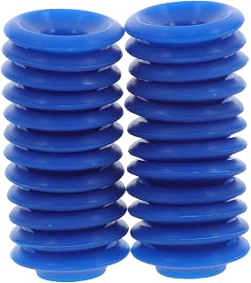 iplusmile 24 Piezas Sello de Botella de Vino reemplazo de la Junta de la Tapa Anillos de Botella de Agua Sello de Tapa de Silicona para Botella Juntas de Cerveza Gel de sílice Azul