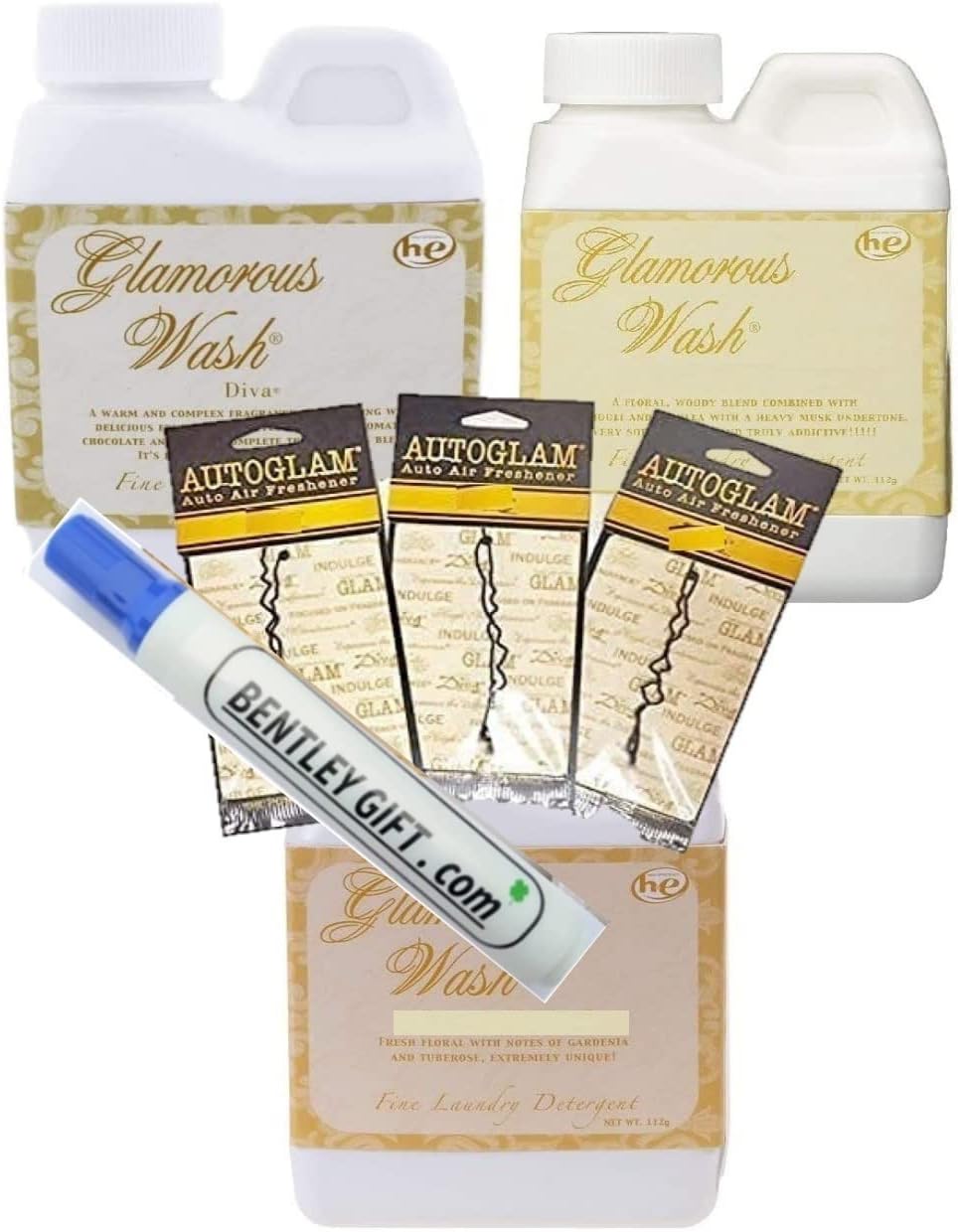 Tyler Candle Glamorous Wash Laundry Detergent 4oz Bundle