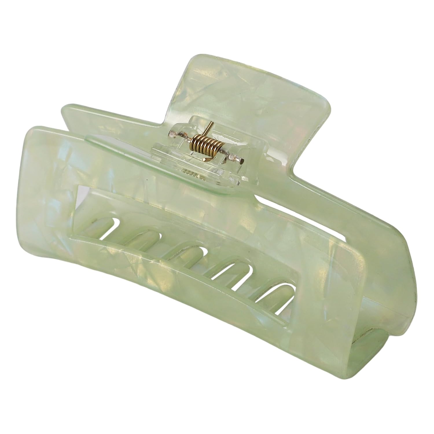 VOCOSTE Hair Claw Clips, 4" Large for Thick Hair, Green