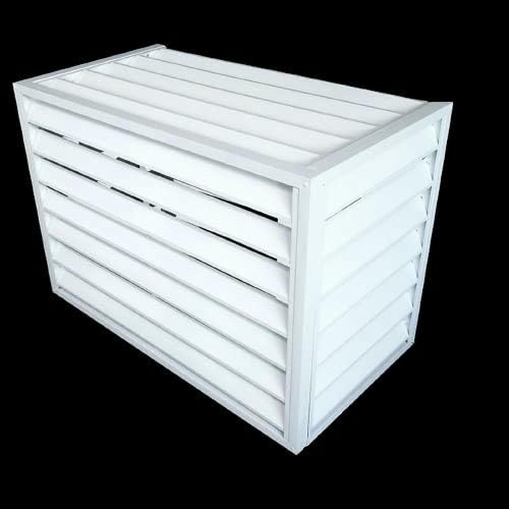 Clôture de climatisation extérieur aluminium et pompe à chaleur
