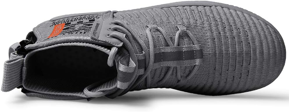 Men’s High Top Fashion Sneaker Casual Slip on Walking Shoes for Men - Image 5