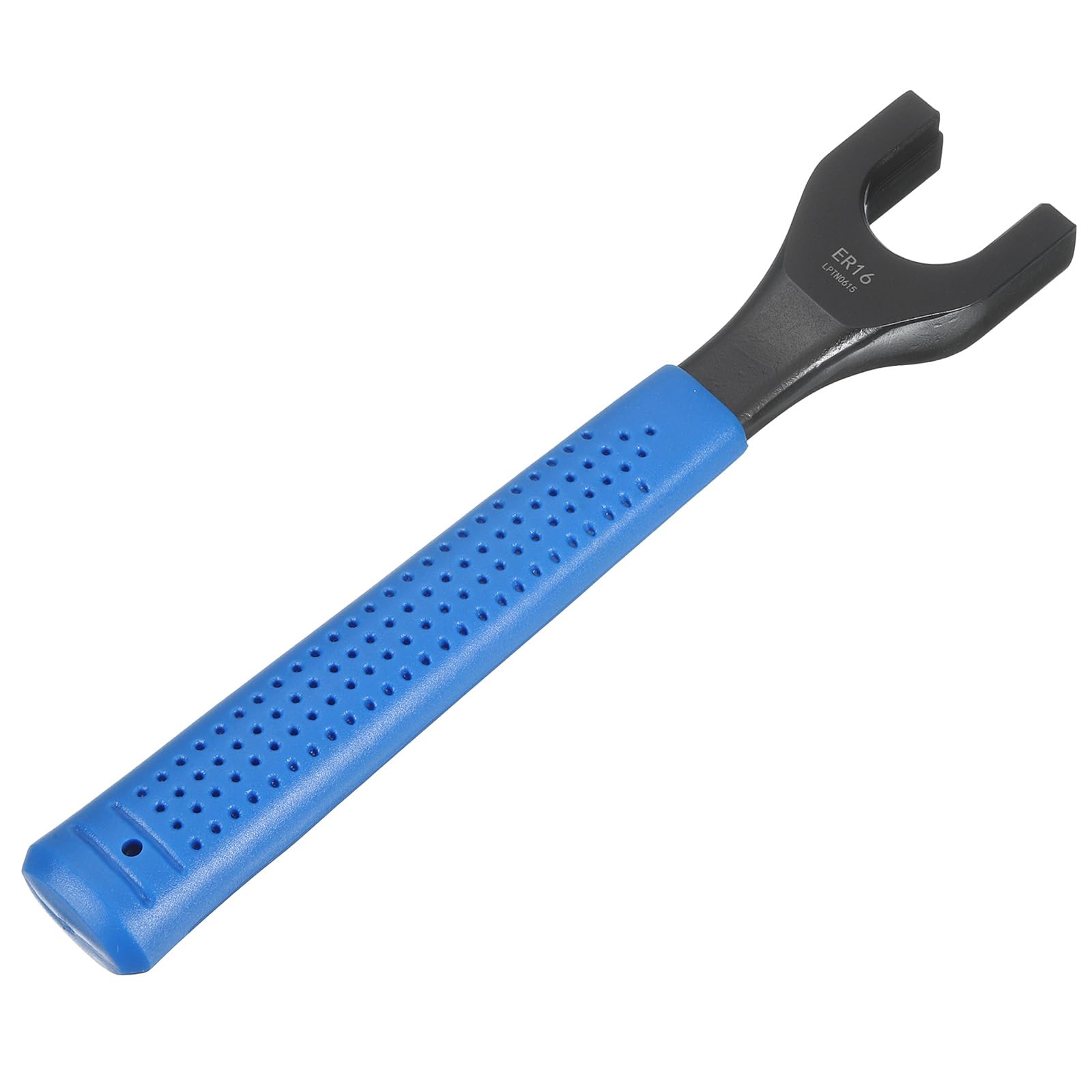 uxcell ER16 O-Type Collet Chuck Wrench Spanner 40CrV Integral Type Nut Spanner with Non-Slip Handle for Clamping Nut Milling Machine Lathe Chuck Holder Tools