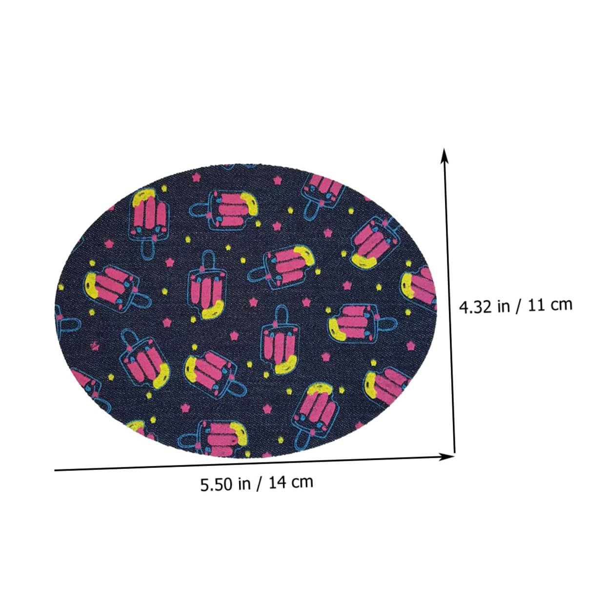 Operitacx 40pezzi Toppe Termoadesive Denim Per Jeans e Abbigliamento Riparazione e Personalizzazione Colore Random