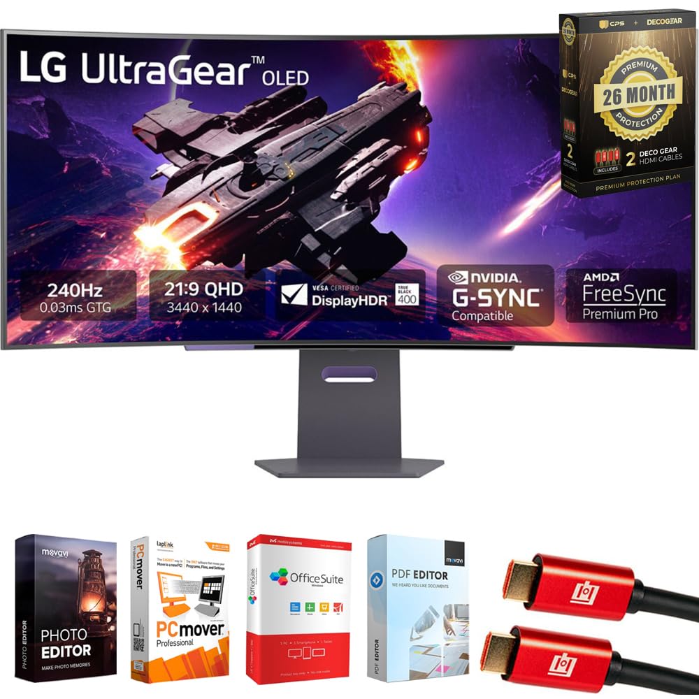 Amazon.com: LG 45 inch Ultragear 1440p 240 Hz OLED Curved Gaming