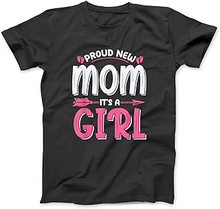 Girl Mama Est 2024 Mom to Be Gifts First Time Girl Mom New Mommy T-Shirt BTE Mens Womens, Hoodie Sweatshirt Longsleeve Black