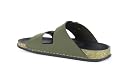 AADI Men's Olive Synthetic Leather Lightweight Comfortable Indoor Outdoor Daily Use Casual Slides/Slippers/Sandals gallery image