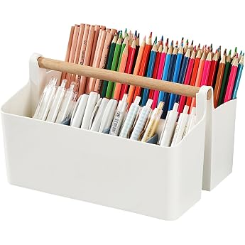 Stifthalter Schreibtisch-Organizer mit 8 F chern Stifte-Organizer stapelbarer Organizer f r Heimb robedarf Schreibtisch-Ordnung und Schreibwarenaufbewahrung 25 x 175 x 155 cm wei