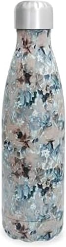 S'well Botella de agua de acero inoxidable de 17 onzas Forest Bloom Contenedores con aislamiento al vacío de triple capa, mantiene las bebidas frías