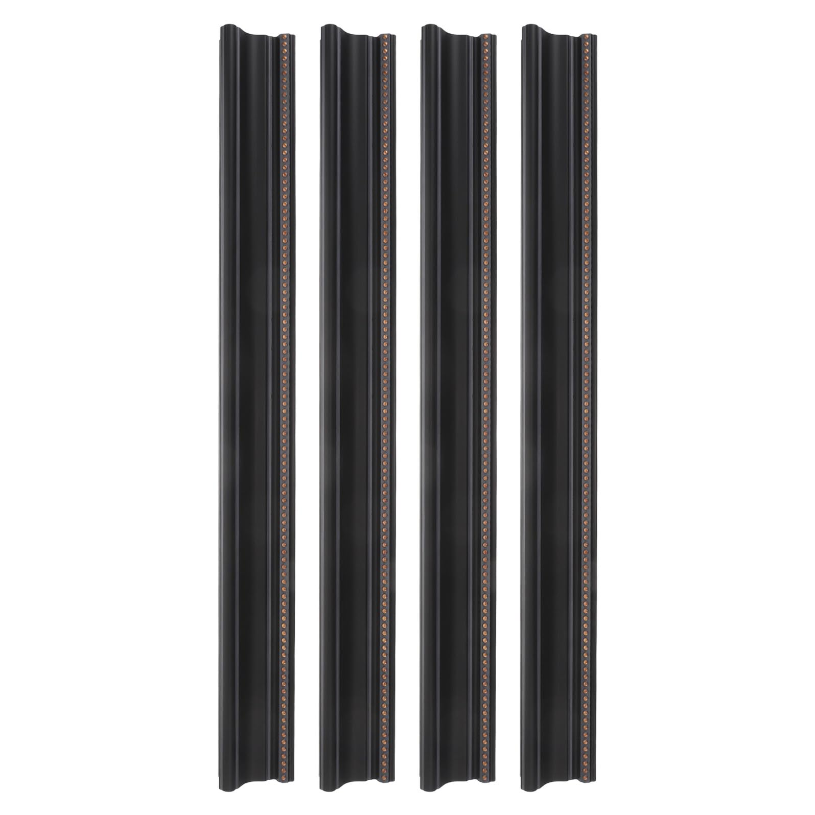 NOLITOY Strisce Decorative per Cornici 4 Pezzi, Modanatura Classica Europea Nera Finitura Retrò per Pittura a Olio, Bordi per Cornice da Parete per Casa, Ufficio e Decorazioni