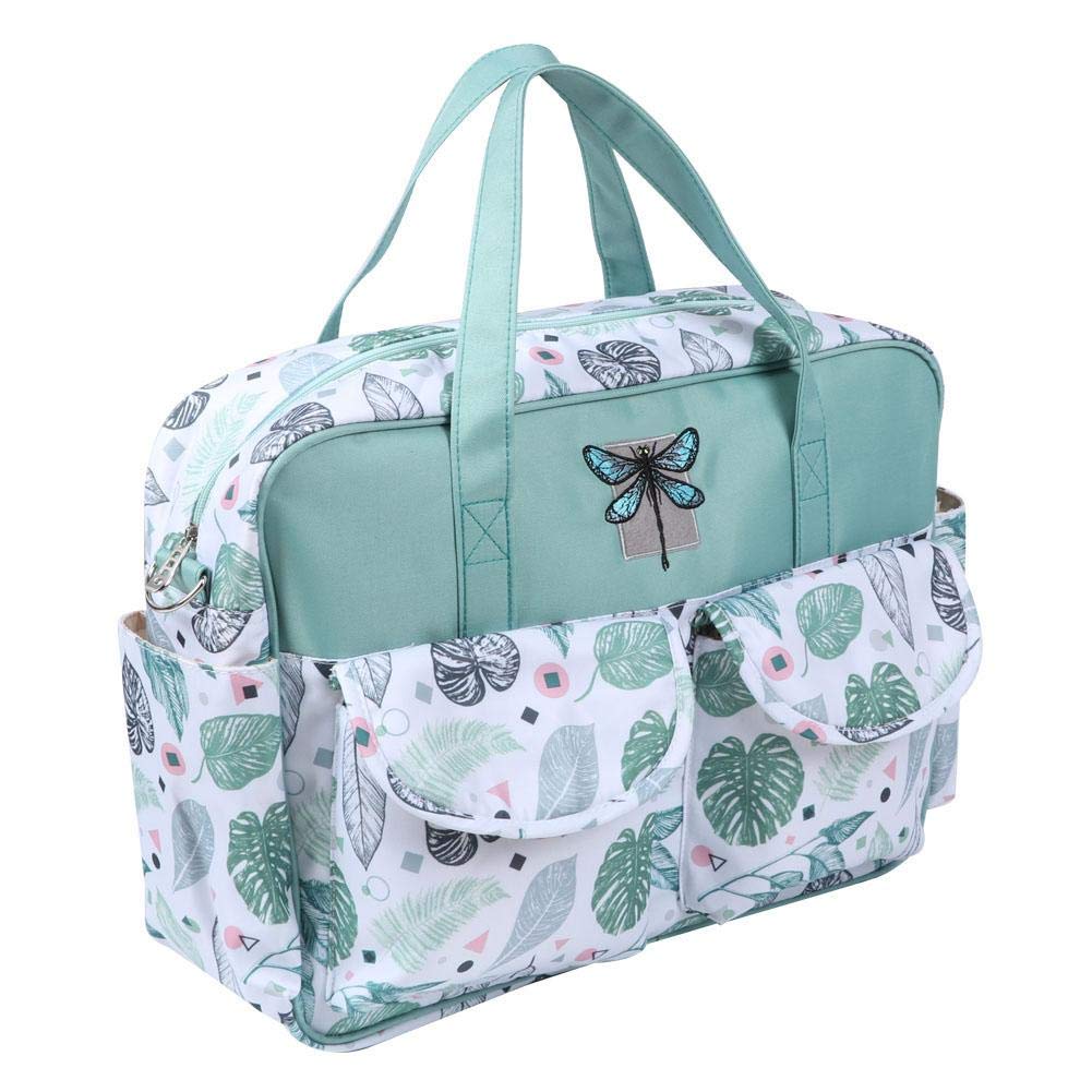 Zerodis Sac à Main de Grande capacité, Sac à bandoulière de Voyage imperméable Multifonctionnel élégant Grand spacieux bébé Nappe à Langer pour Maman