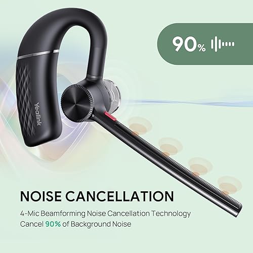 Miniatura 3 de Yealink BH71 Pro - Audífono Bluetooth con USB-CA Dongle, Certificado para Teams, Auricular Inalámbrico para Celular, PC, Laptop, Micrófono con