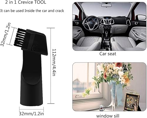 Miniatura 5 de Accesorios para aspiradora de 1.260 in (1-1/4 pulgadas) o 1.378 in (1-3/8 pulgadas) Accesorios para aspiradora, boquilla de cepillo, herramienta de