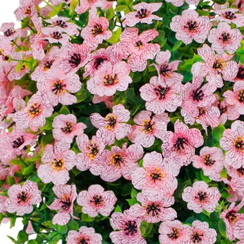 Piquet décoratif de jardin en rose PP pour pot de fleurs