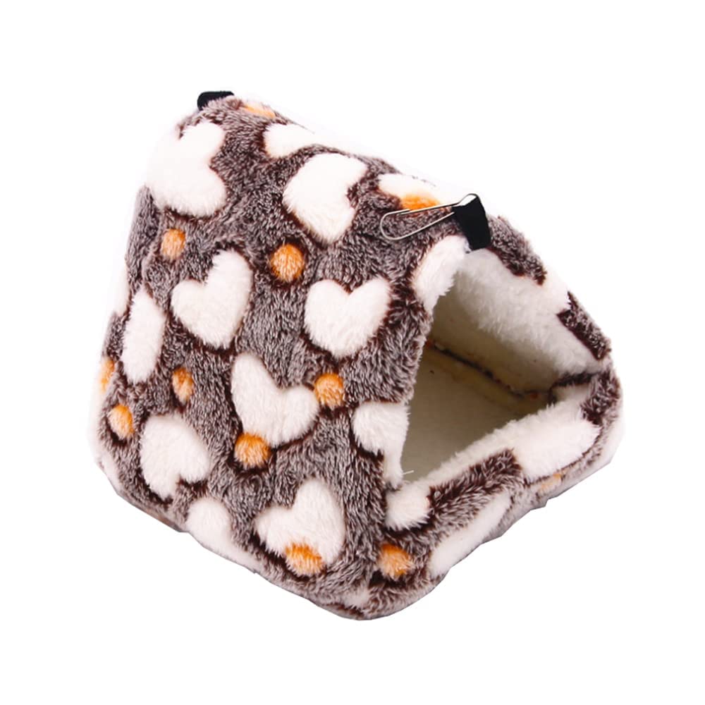 Tucireat Hamster House Cama Hamster Casa Cama Cobaya Cama Hamaca de Hurón Casa Hamster Cobayas Casas de Invierno para Mascotas de Animales Pequeños para Chinchilla Hurón Conejos Cobayas 22x21cm