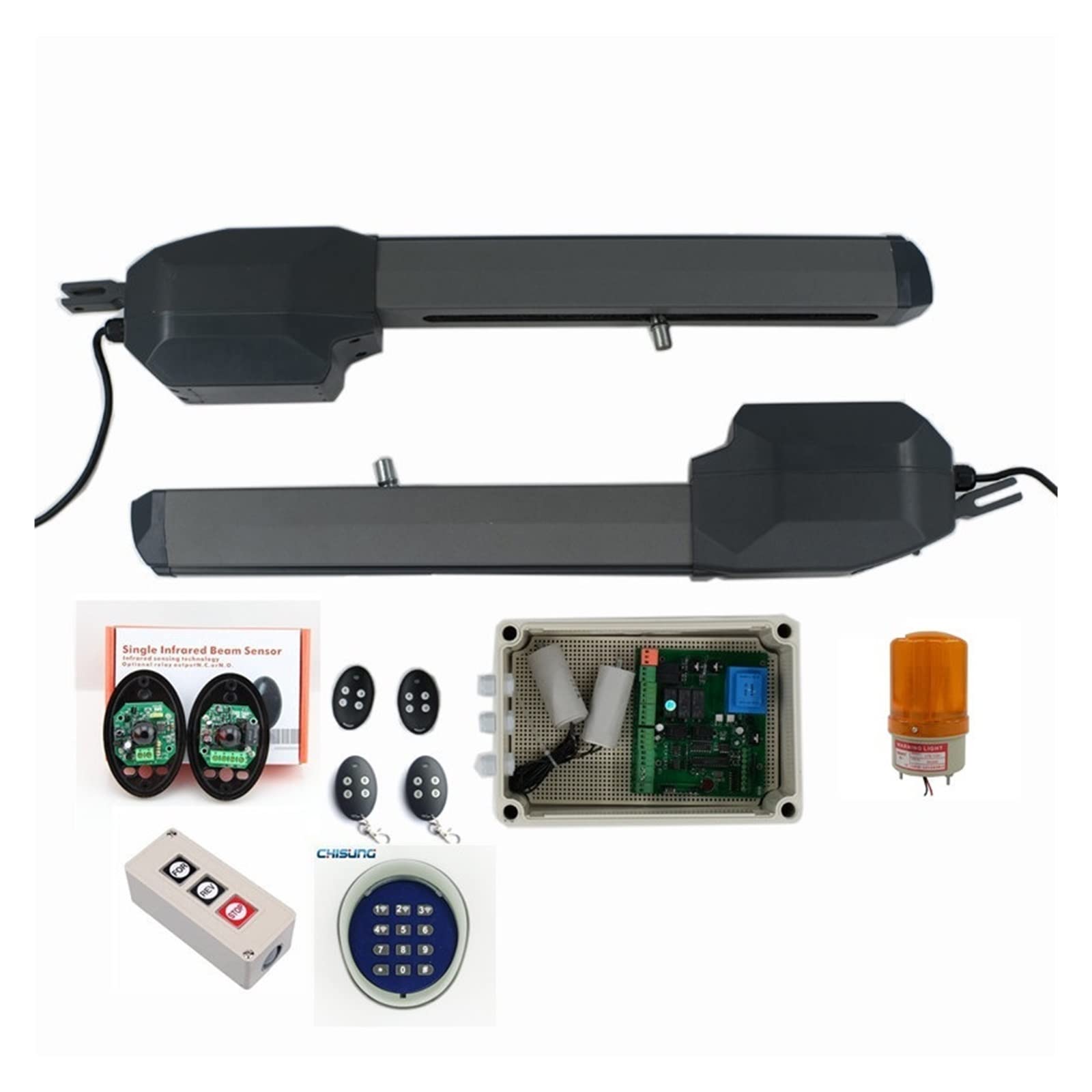 Apri della Porta del Garage, Attuatore lineare elettrico 500 kg Motore di apertura automatica del cancello a battente for la sicurezza domestica/Fattoria/Garage/Affari(Kit 5)
