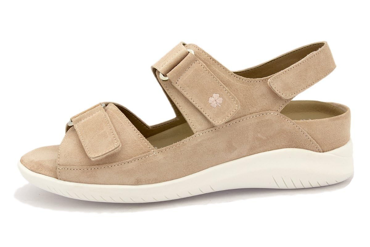 PieSanto - 260881 Sandalia Respetuosa Nobuck Marino para: Mujer