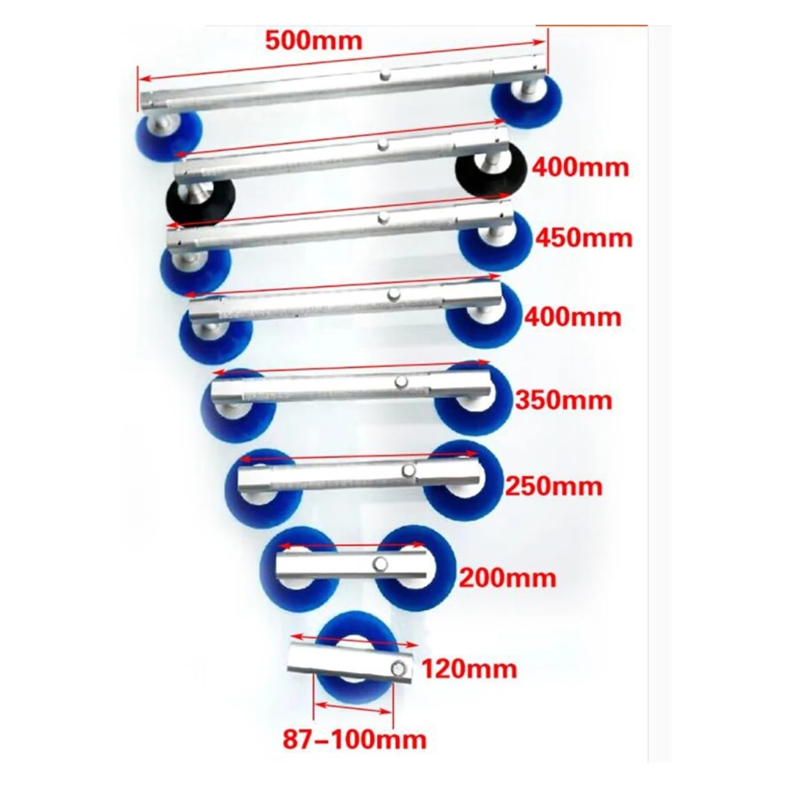 Ventosa de vacío para pantalla, dispositivo de succión de vidrio para televisores LED, elevador de vacío duradero para un manejo seguro de la pantalla, opciones de 1 o 2 piezas