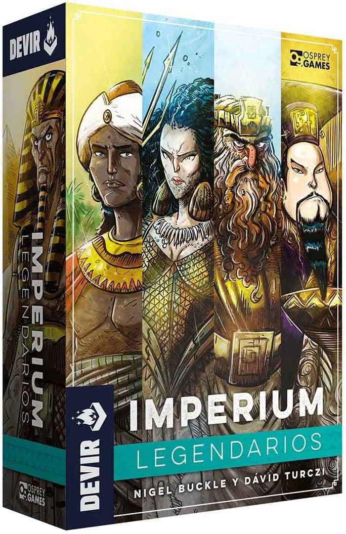 Devir - Imperium: Legendarios, Juego de Mesa, Juego de Cartas, Mulitjugador y Individual, Edad +14 (BGIMPLSP)