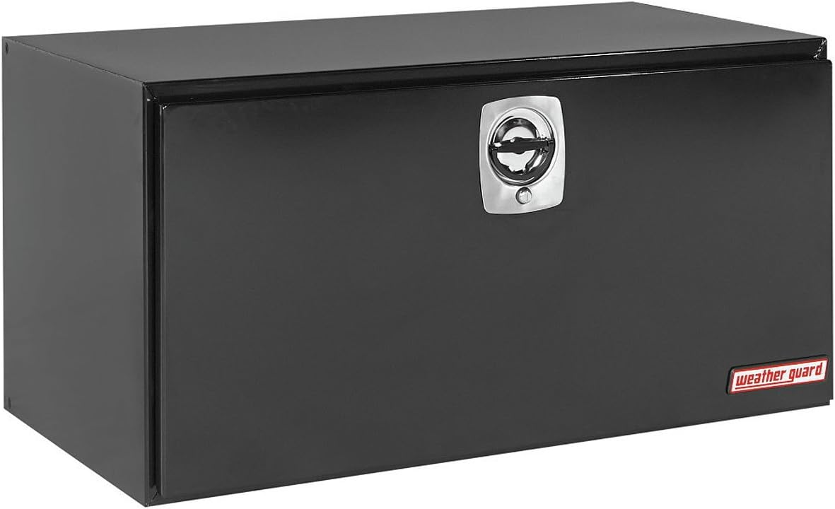 Weather Guard (550502 Jumbo Underbed Tool Box, Steel , Black