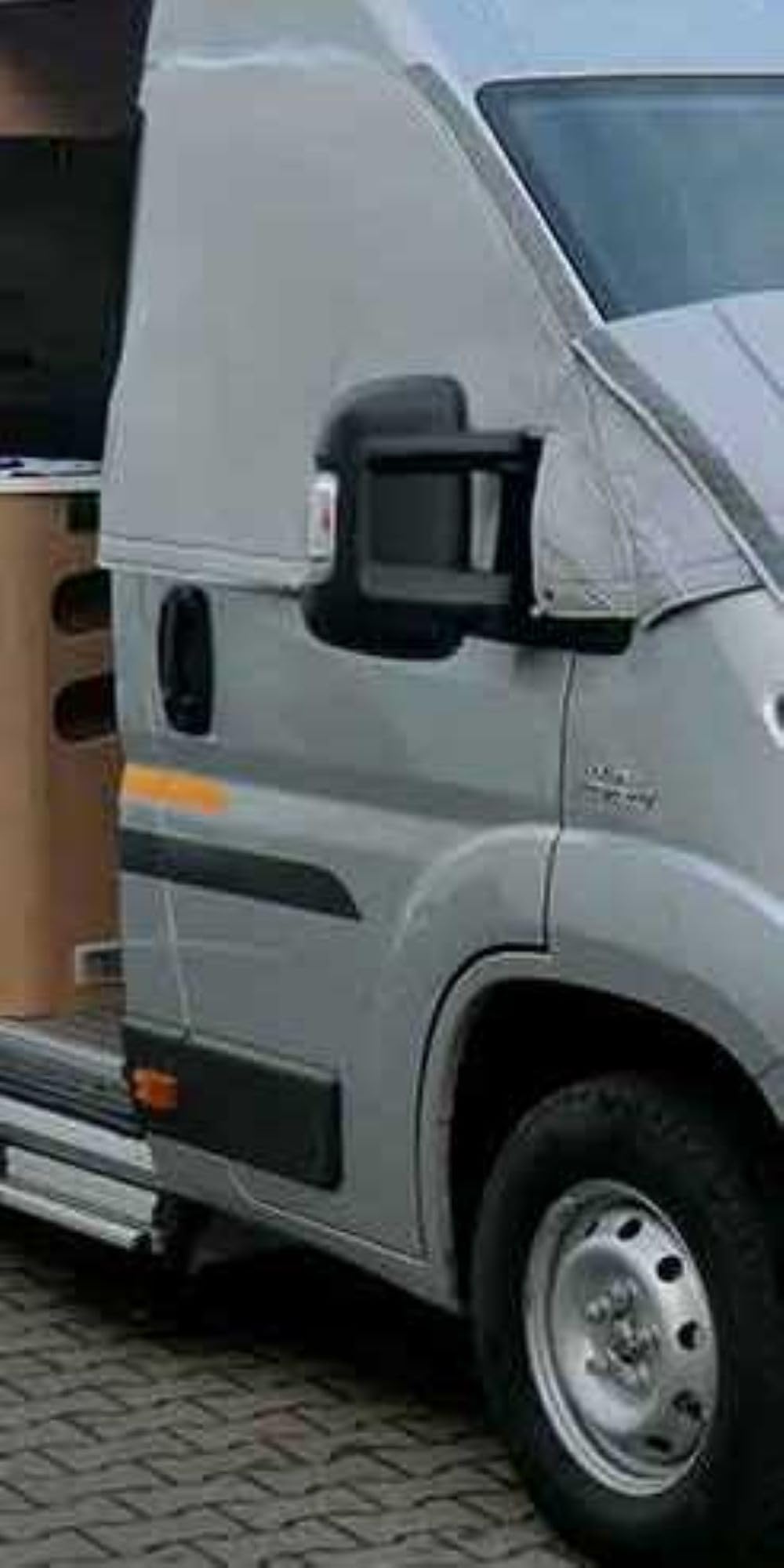 Thermoschutz außen Fahrerhaus FIAT Ducato Bj.06-14 Glas Cover Lux Thermomatte