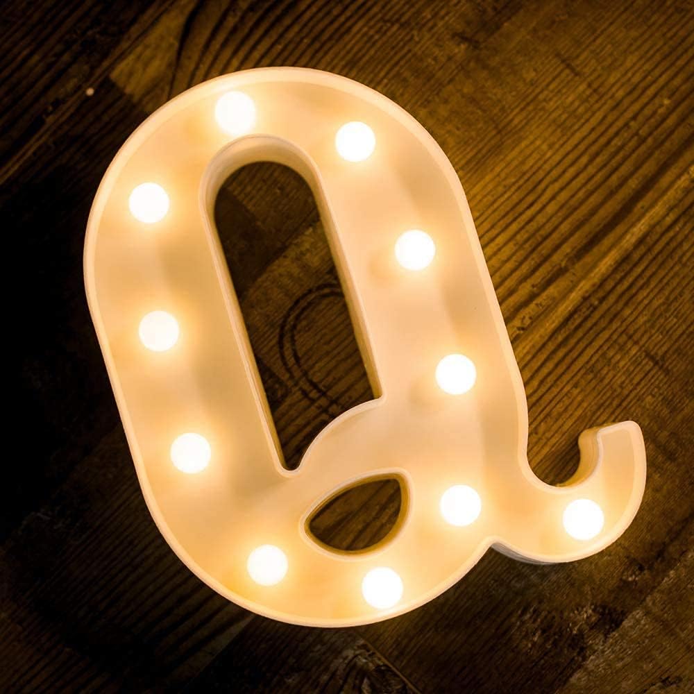 Personalized Marquee Letter Lights - Custom Name Decorations -20 Personalized Marquee Letter Lights - Custom Name Decorations -20