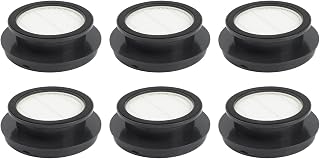 Wiederverwendbarer waschbarer HEPA-Filter, für Handstaubsauger, hocheffizientes Ersatzteil, für Tierhaare und Staub, einfach zu reinigen und zu installieren, weiß, Ersatzteile (6 Stück)