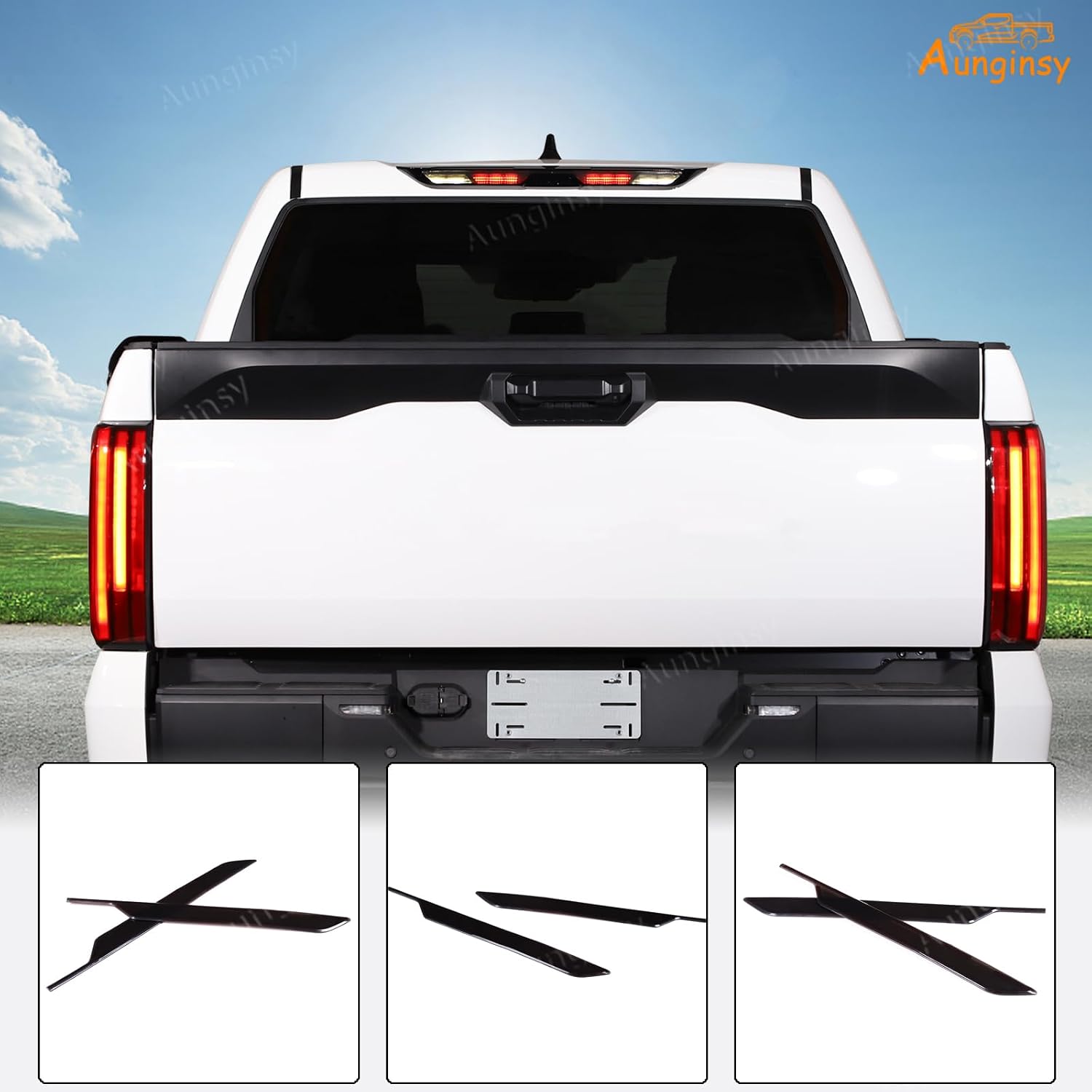 Aunginsy Third Brake Light Cover - Compatible with Toyota Tundra 2022-2025 - High-position Center Light Shell Cover - Protects High Mount Stop Lamp Accessories