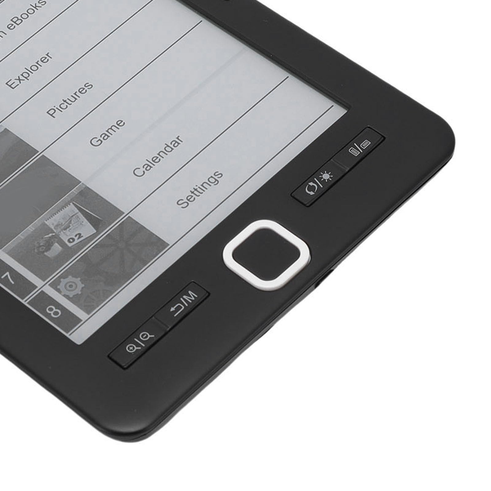 Lettore E Aggiornato, Lettore Ebook con Schermo a Inchiostro da 8G 128 MB da 6 Pollici, Dispositivi Ebook con Custodia Protettiva, Pellicola E Pulsanti Meccanici di Navigazione, Supporto