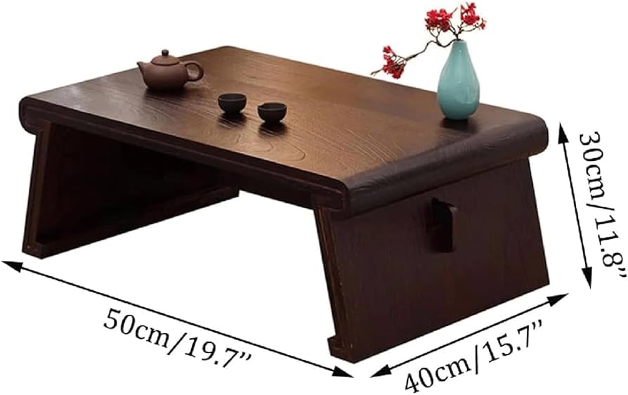 Amazon｜座卓・ちゃぶ台 無垢材ローテーブル折りたたみフロアテーブル