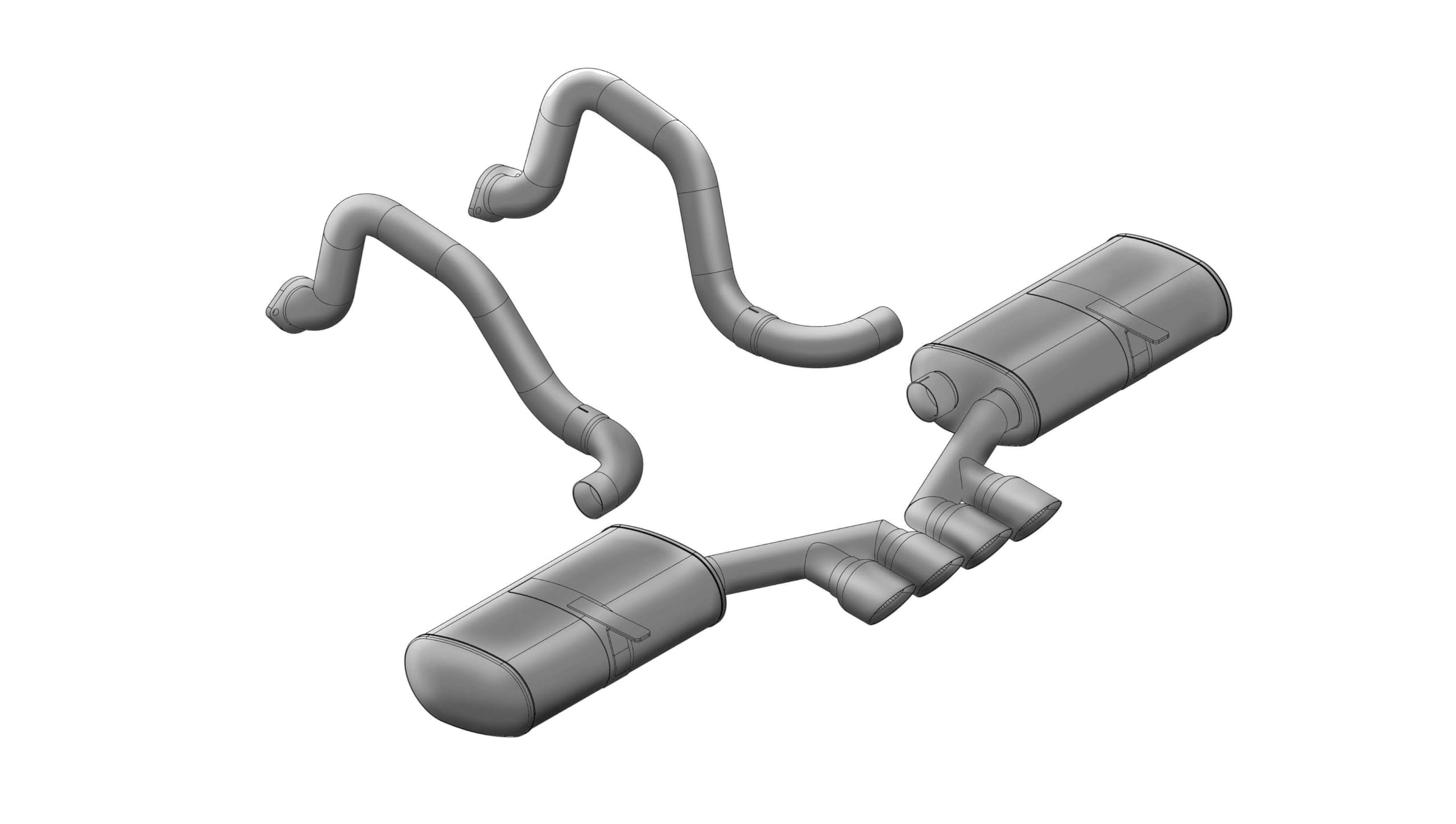 Amazon.com: CORSA 14139 Axle-Back Exhaust System : Automotive