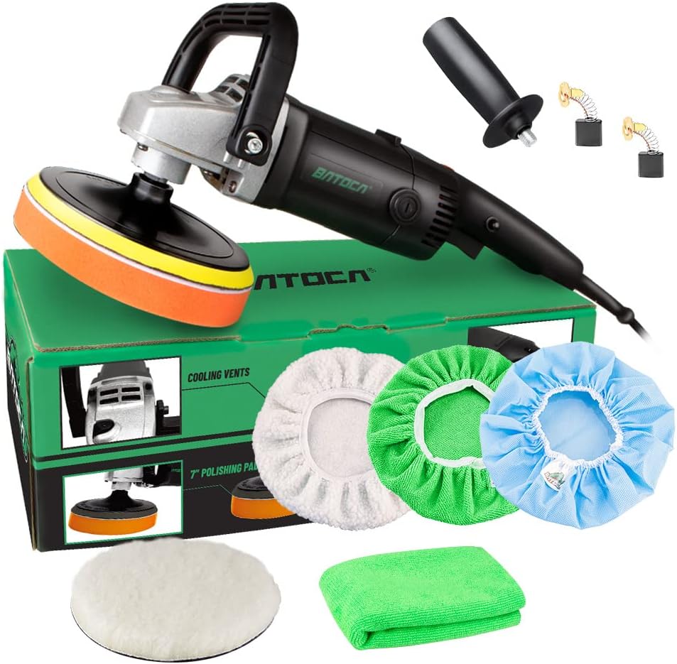 BATOCA 1200W Auto Poliermaschine,Poliermaschine Auto Set Profi ...