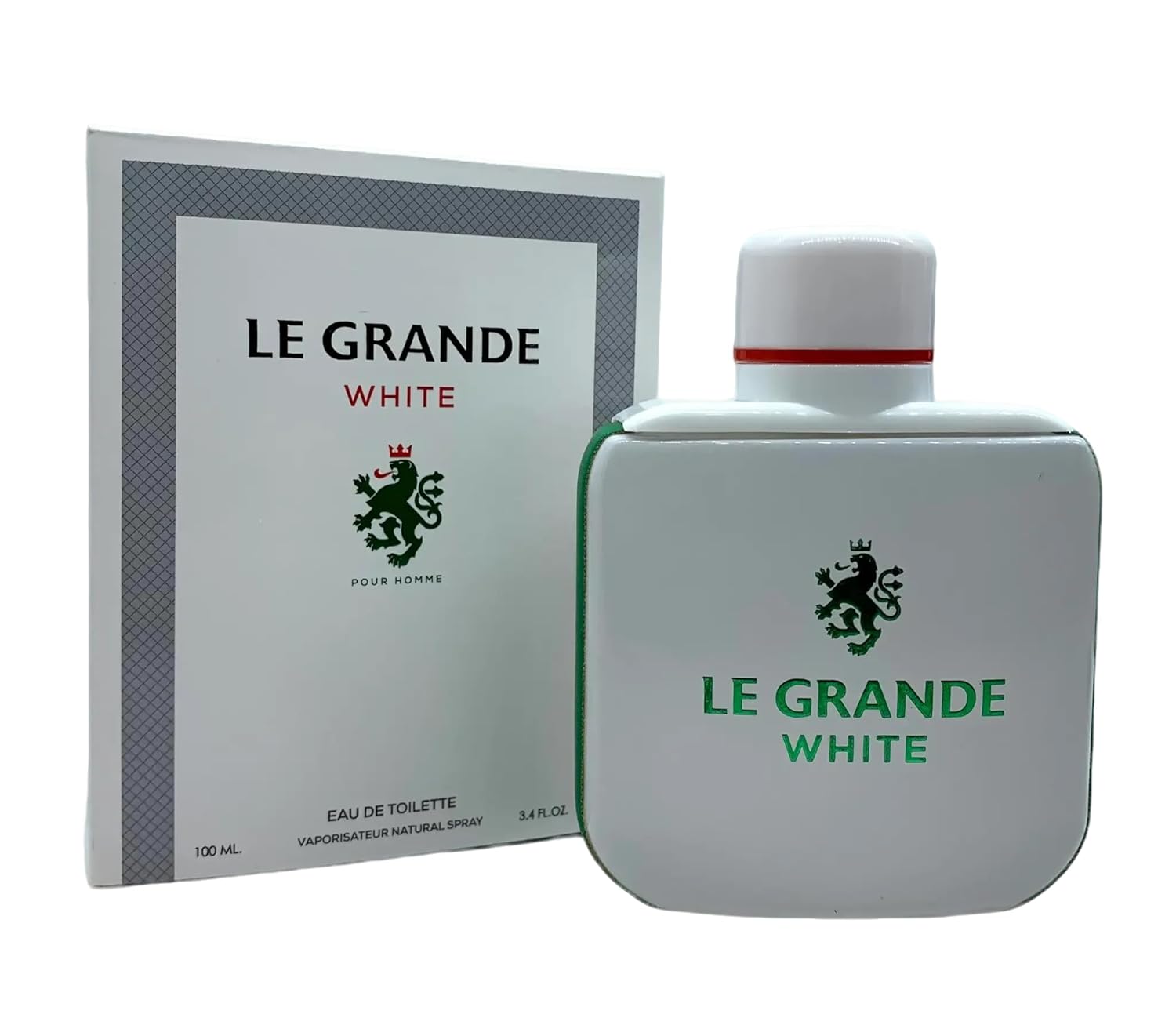 9 O'CLOCK Le Grande White Men's Cologne 3.4 Fl. Oz. Eau de Toilette Spray