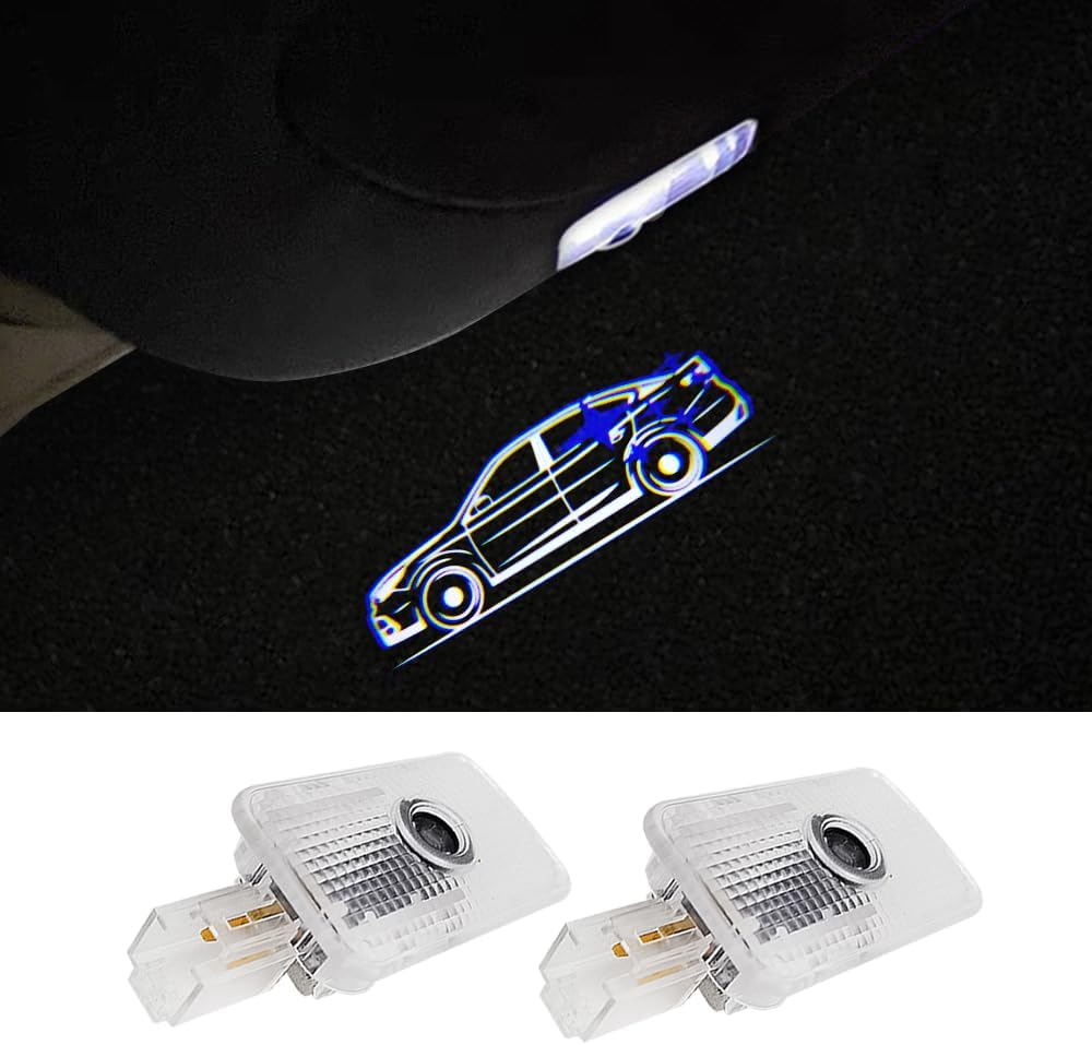 LED Car Door Logo Lights Courtesy Projector Laser Welcome Light Puddle lamp 2 pcs Compatible with Forester Outback Legacy Car Accessories (Legacy, Legacy)