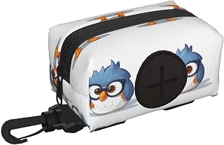 Blue Owl Patterned Pet Waste Storage Bag, Leak-Proof, Easily Dispose of Pet Waste