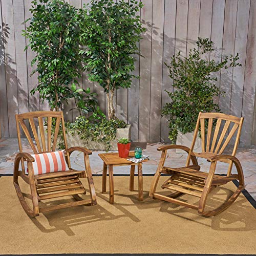 Christopher Knight Home Clark Rocker Recliners, Teak #TOP1