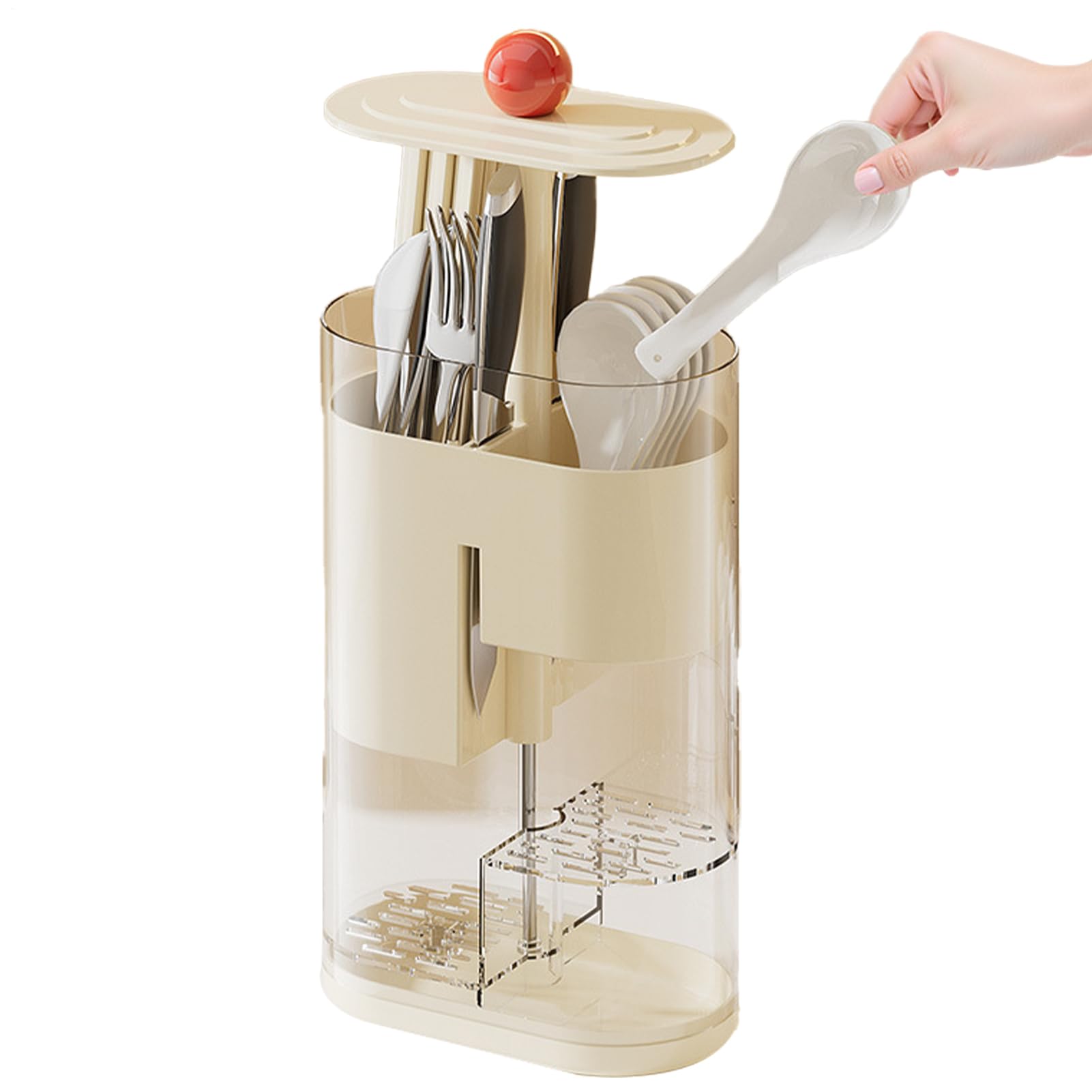 Compartiment séparé pour panier de rangement multifonction de comptoir