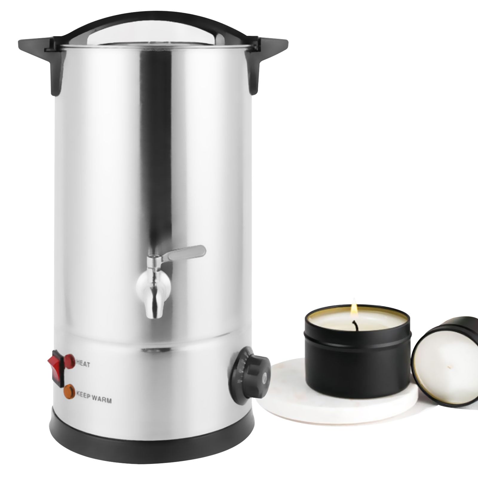 Fondoir de bougies électrique 15L pour kit de bougies à faire soi-même