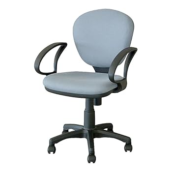 Amazon | ナカバヤシ オフィスチェア デスクチェア 椅子 グレー