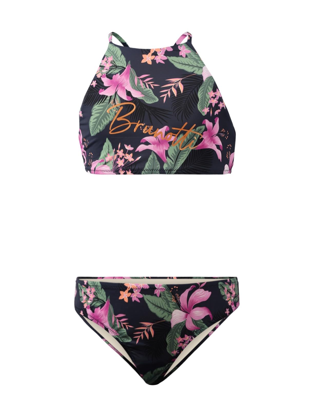 Brunotti Camelia-Tropicana Mädchen Bikini Club Tropicana Aqua Indigo Blue