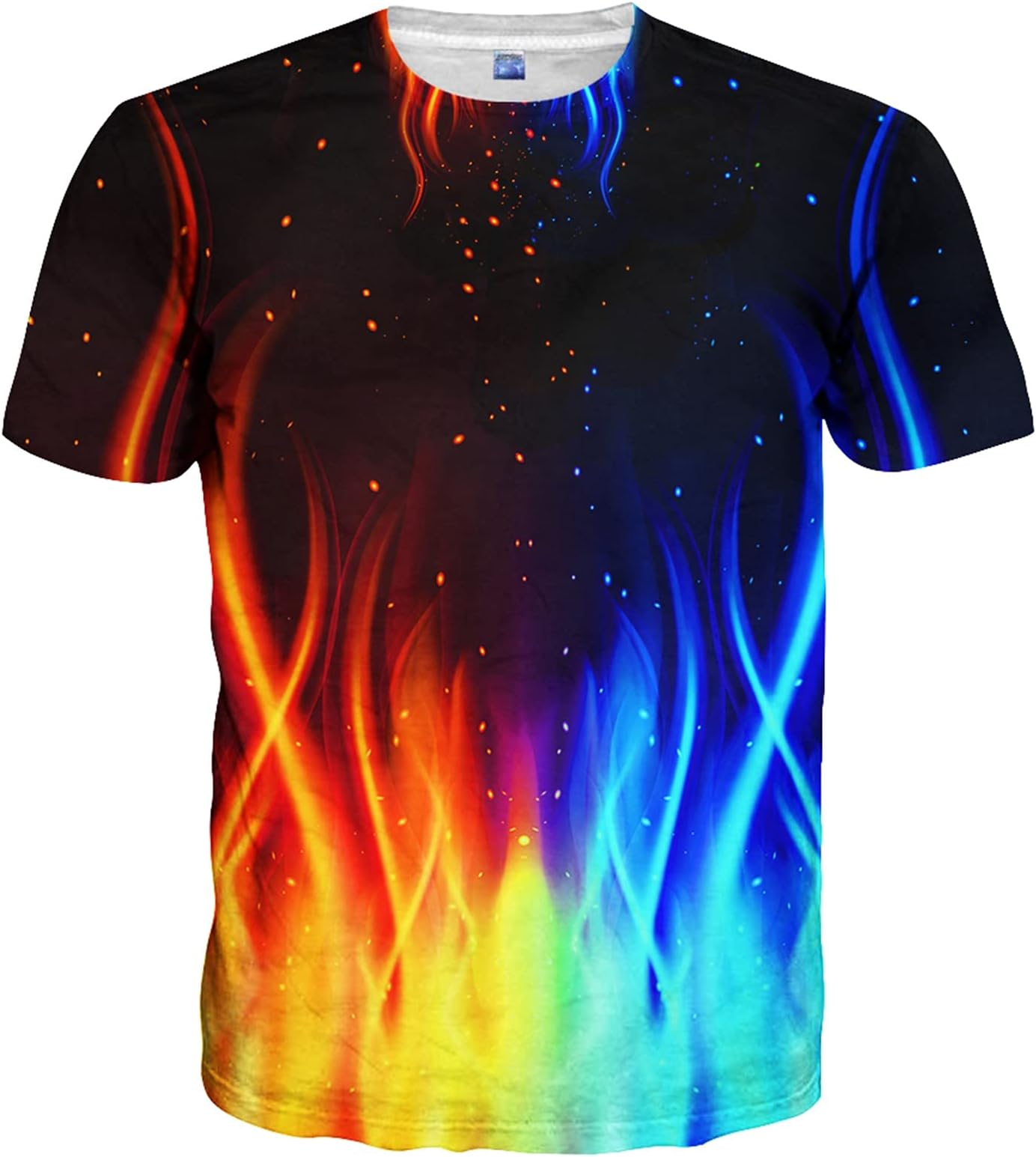 Unisex Stylish 3D Printed Shirts Short Sleeve Graphic T-Shirts Tops Tees for Men and Women