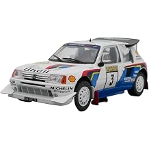Miniature Display 124 Scale for Peugeot 205 Turbo 16 Evo WRC 1985 Car Die-cast Collectible Model Static Ornaments Simulation Collection