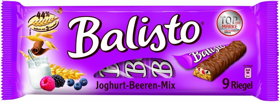 Balisto chocolate bar yoghurt-berry mix