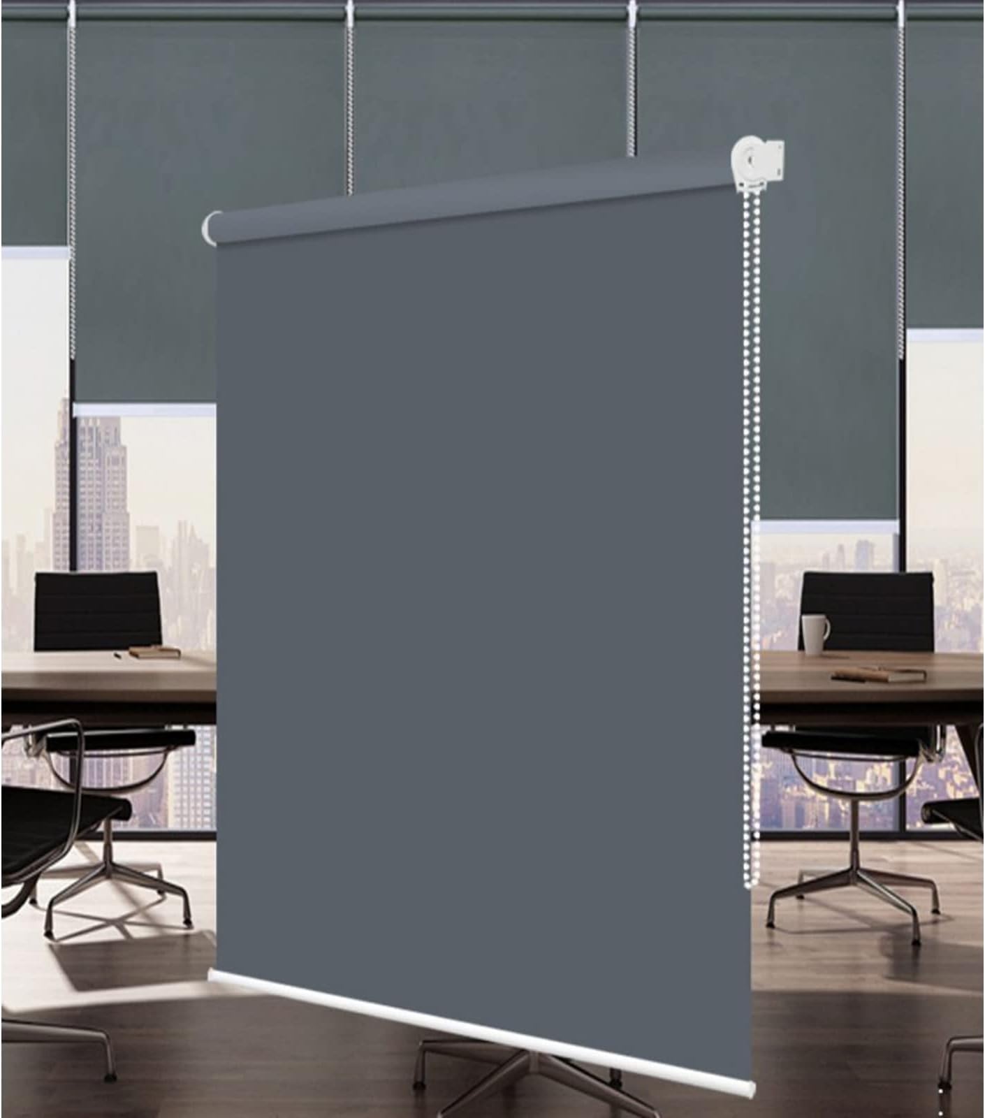 Thermal Roller Window Blinds,Blackout Roller Blinds for Windows,UV Protection Privacy Protected Window Blinds,for Bedrooms,Living Room,Bathroom,Office,with Accessories (60cm Width x 200cm Drop)