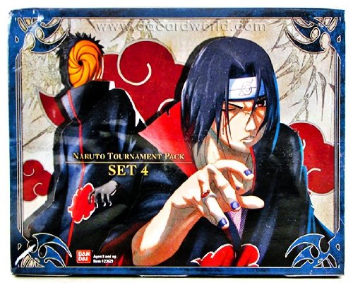 Naruto Shippuden Card Game Tournament Pack Set 4 Booster Box 24 Packs